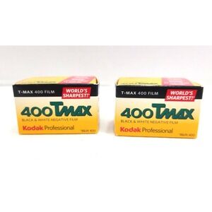 2 Kodak Professional 400 T-Max Black And White Negative Film 135-24 EXP 06/2021